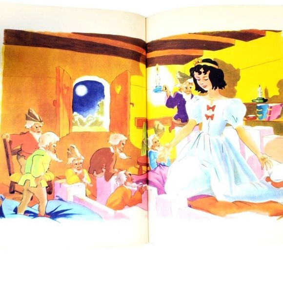 Blanche Neige Snow White Book Simone Deleuil Paris 1958 Children Fairy Tale - Picture 5 of 16